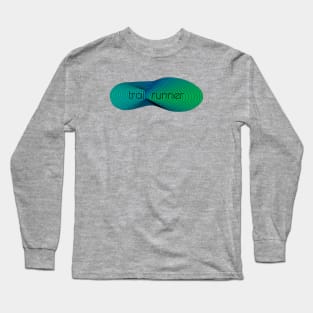 Trail Runner - Green/Blue Long Sleeve T-Shirt